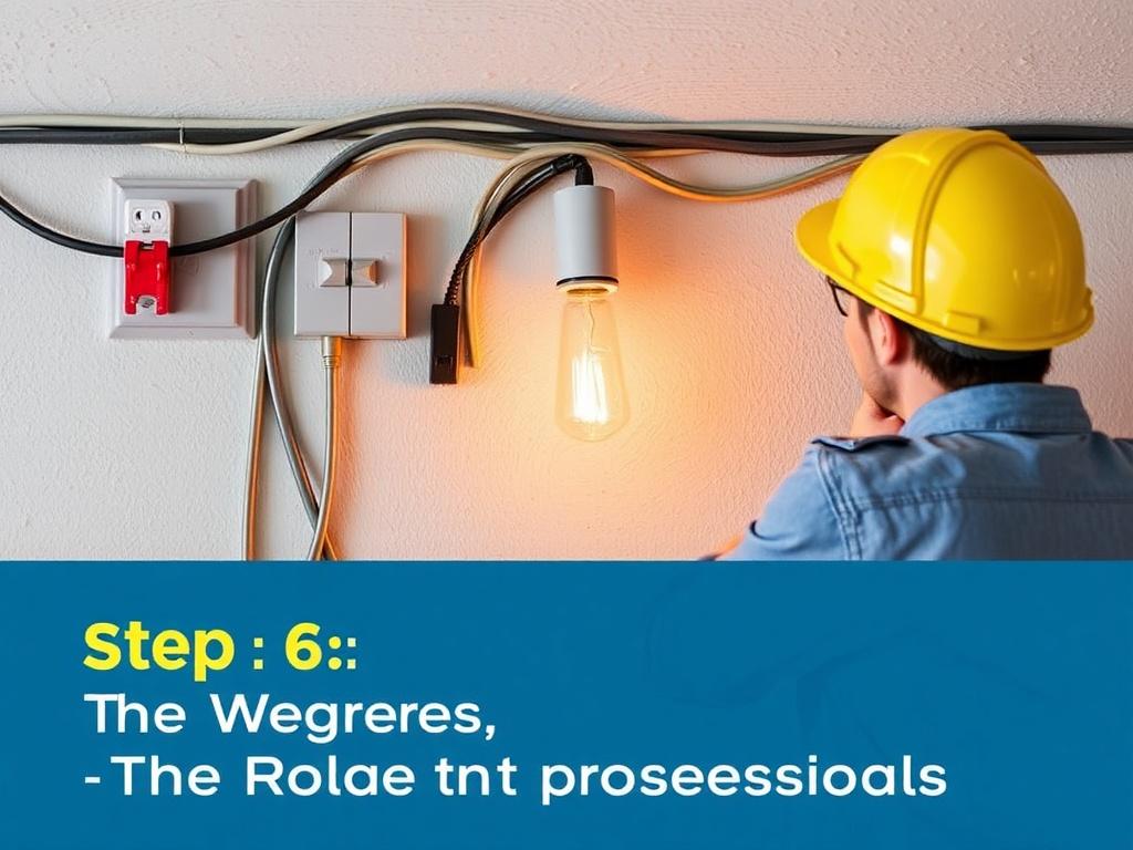     Rénovation Électrique : Les Étapes Clés pour une Maison Sûre. Étape 6 : Réalisation des travaux — rôle des professionnels
